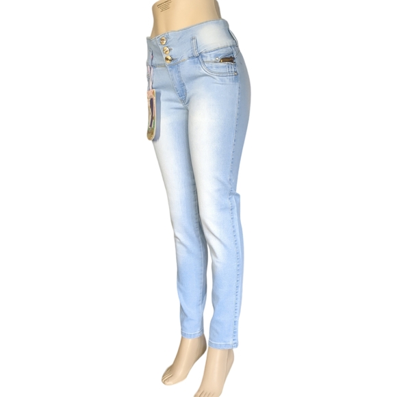 *NEW* - Colombian Authentic Skinny Butt Lifter Jeans, Size 16 - Picture 13 of 16